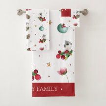 Weihnachten Tufted Titmouse Watercolor Winter Bird