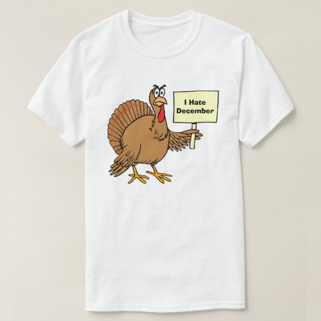 Weihnachten Türkei Joke T-Shirt (Design vorne)