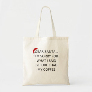Weihnachten tut mir leid für das, was ich vor dem tragetasche