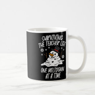 Weihnachten Überleben Lehrer Leben Meltdown Xmas W Kaffeetasse