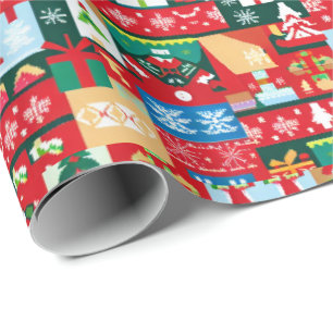 Weihnachten Ugly Sweater 1 Geschenkpapier