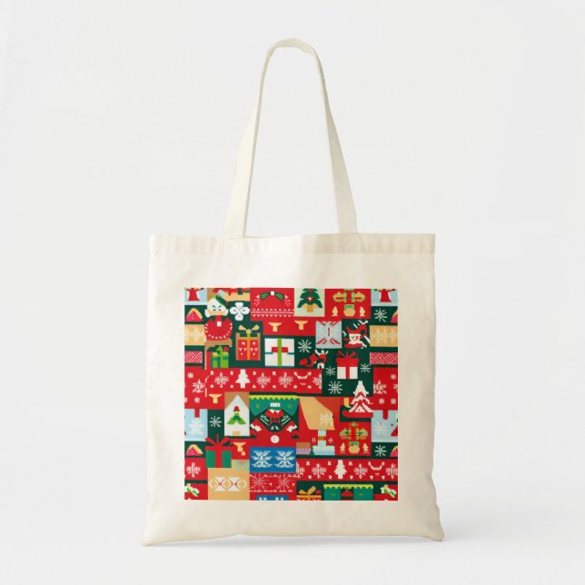 Weihnachten Ugly Sweater 1 Tragetasche (Vorne)