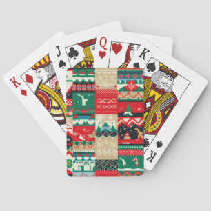 Weihnachten Ugly Sweater (8) Spielkarten