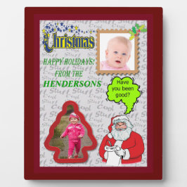 Weihnachten und Bäume Fotos hinzufügen Fotoplatte