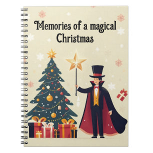 Weihnachten und das Magier-Notizbuch Notizblock