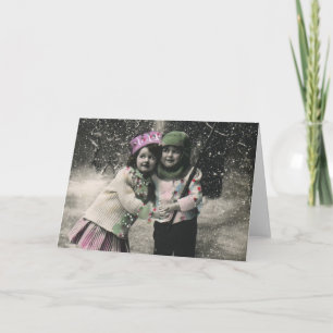 Weihnachten und die besten Freunde des Skis