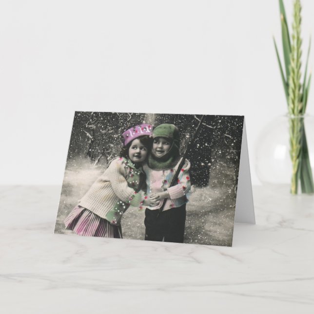 Weihnachten und die besten Freunde des Skis (Vorderseite)