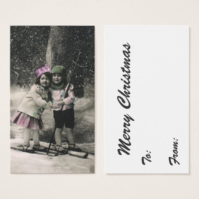 Weihnachten und die besten Freunde des Skis (Vorne & Hinten)