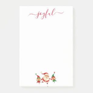 Weihnachten und Elfen Freuen Post-it Klebezettel
