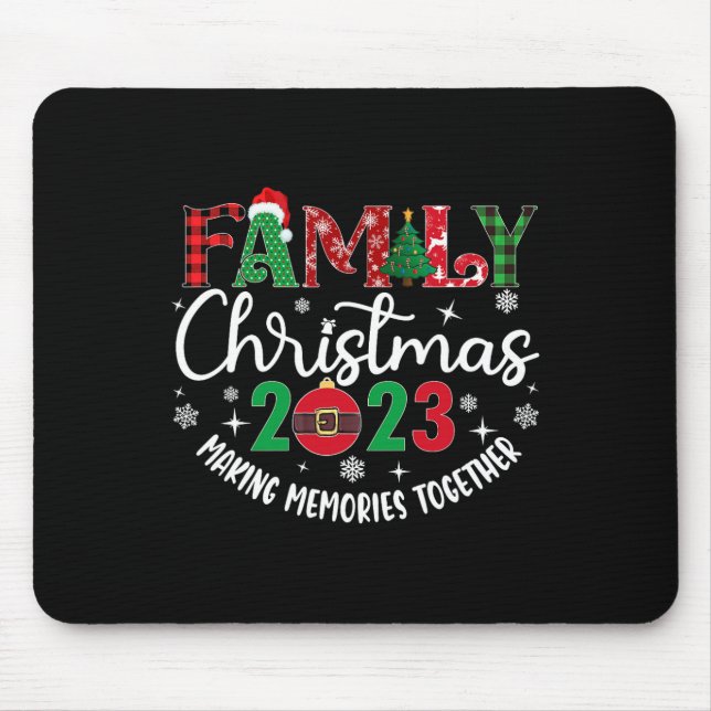 Weihnachten und Erinnerungen 2023 Mousepad (Vorne)