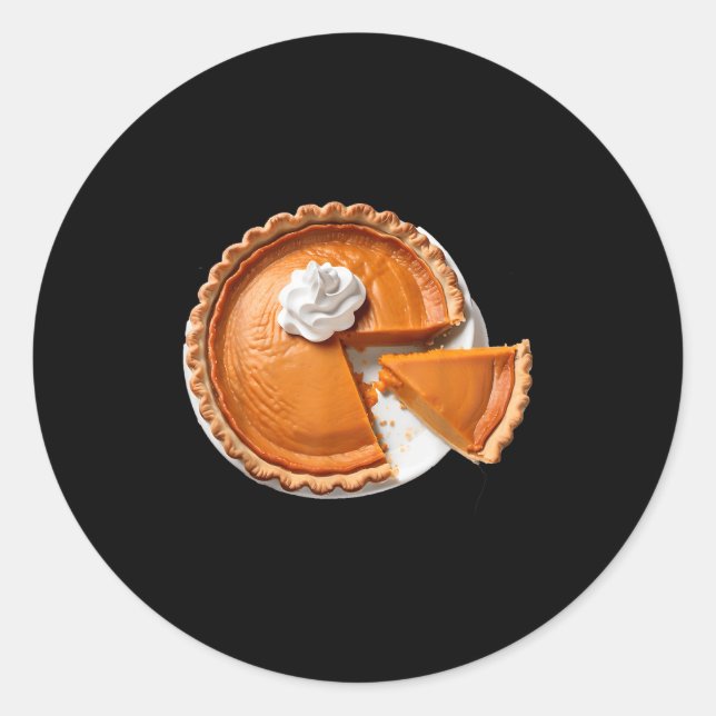 Weihnachten und Erntedank Komfort Küche Süßigkeite Runder Aufkleber (Vorderseite)