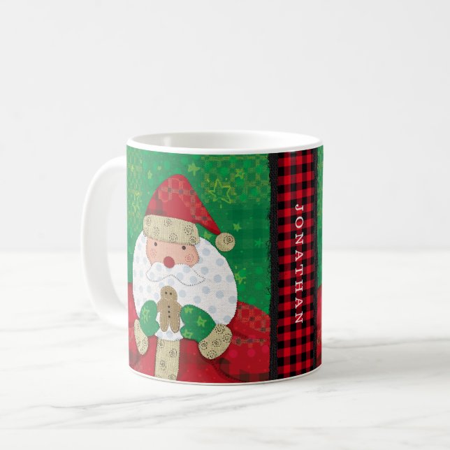 Weihnachten und Lebkuchen Bauernhof Urlaub Kaffeetasse (Vorderseite Links)