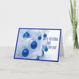 Weihnachten und neue Jahreskarten