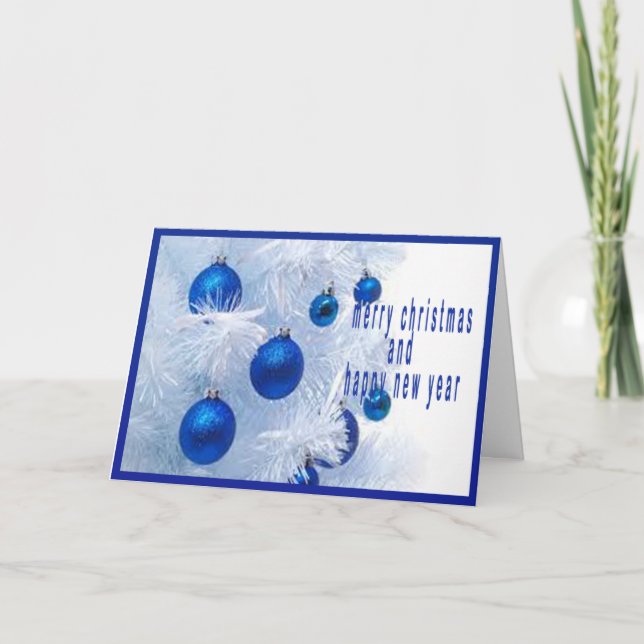 Weihnachten und neue Jahreskarten (Vorderseite)