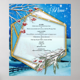 Weihnachten und Neues Jahr 2024 Poster