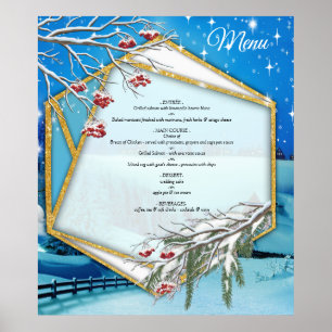 Weihnachten und Neues Jahr 2024 Poster