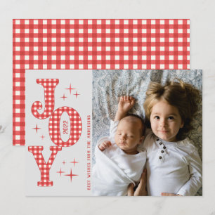 Weihnachten und Neujahr Fotokarte