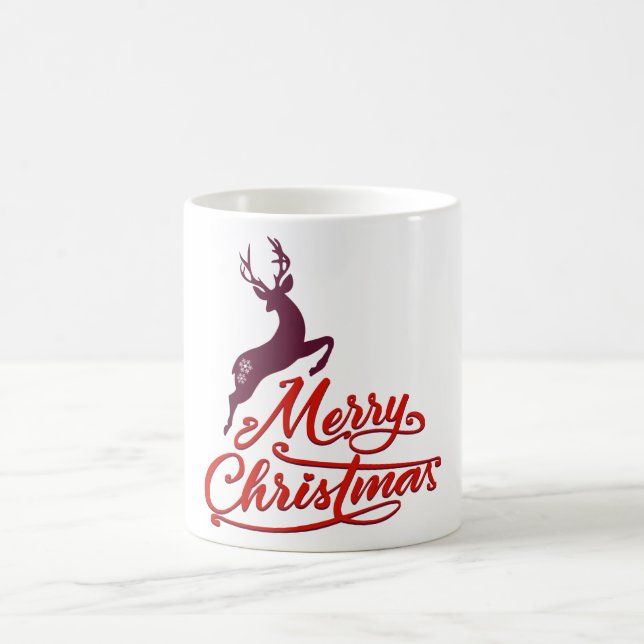 Weihnachten und Neujahr Grafikdesign, Wildtiere Kaffeetasse (Mittel)