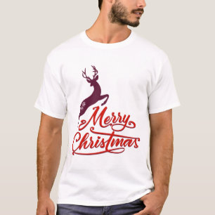 Weihnachten und Neujahr Grafikdesign, Wildtiere T-Shirt