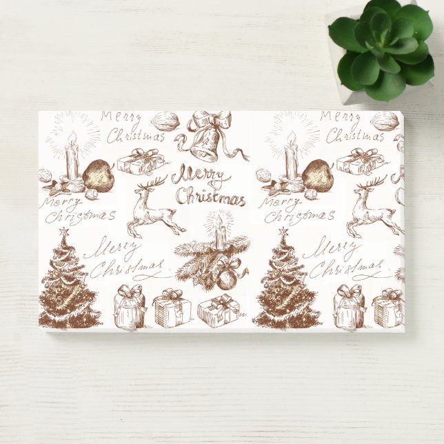 Weihnachten und Neujahr - Post-it-Notes Post-it Klebezettel (Büro)