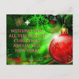 Weihnachten und Neujahrswünsche