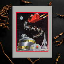 Weihnachten und Rentiere im Weltraum