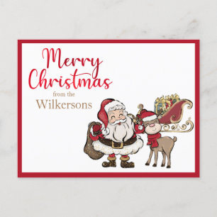 Weihnachten und Rudolph Individuelle Name Weihnach