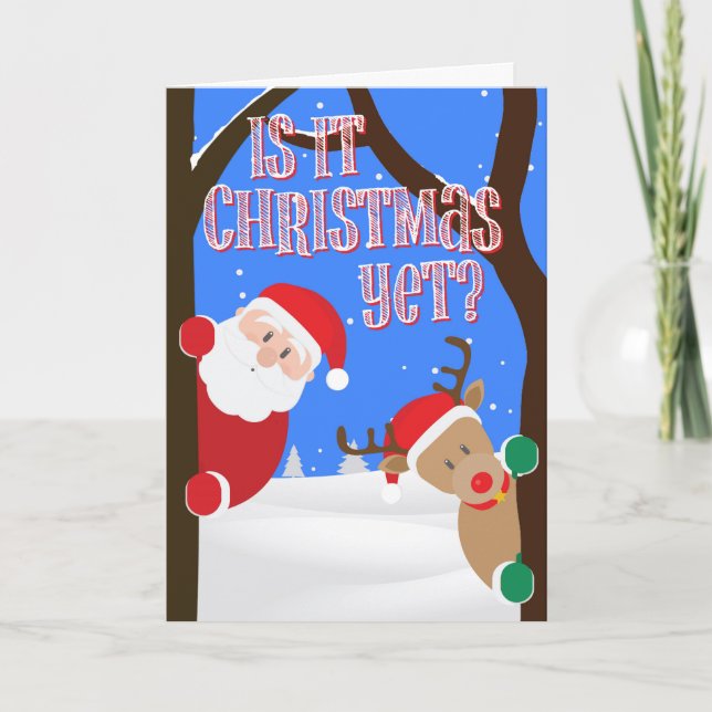 Weihnachten und Rudolph ist Weihnachten noch? (Vorderseite)