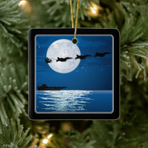 Weihnachten und Super Hornets F/A-18 Weihnachten Keramikornament
