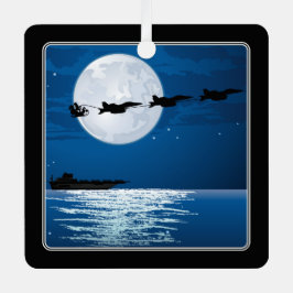 Weihnachten und Super Hornets F/A-18 Weihnachten Ornament Aus Metall