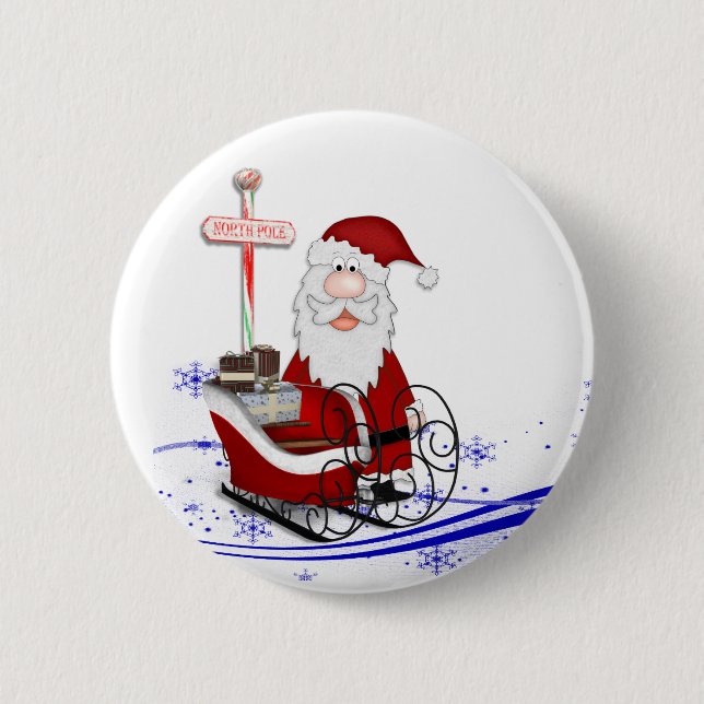 Weihnachten und Weihnachten Button (Vorderseite)