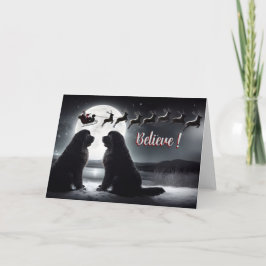 Weihnachten und Weihnachten in der Silhouette