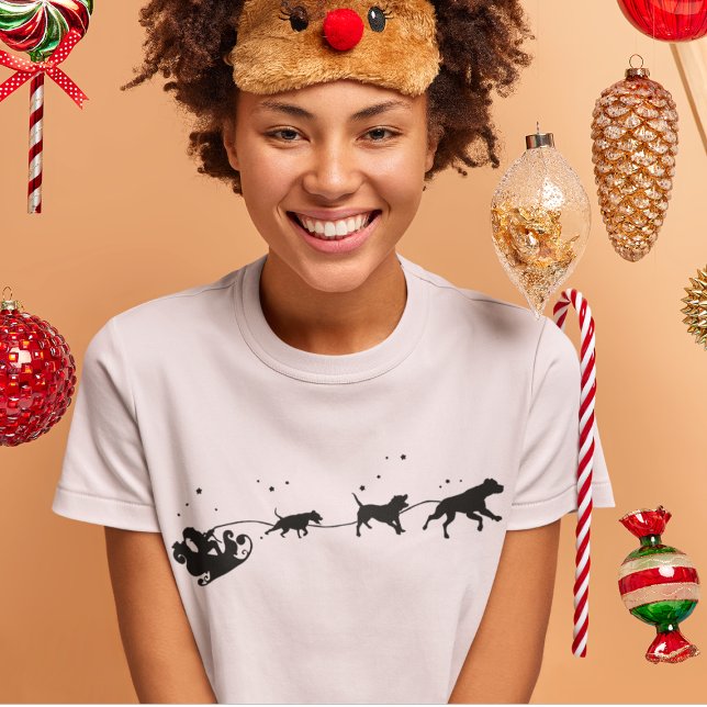 Weihnachten und Weihnachtsschatten T-Shirt (Von Creator hochgeladen)