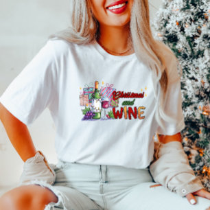 Weihnachten und Wein T - Shirt