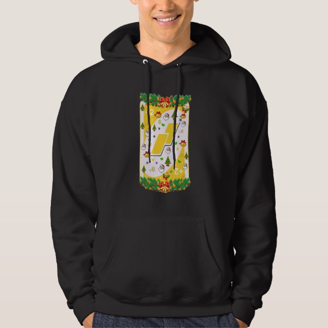 Weihnachten Uno Karten Weihnachtsbaum Hoodie