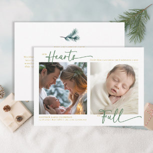Weihnachten Unsere Herzen Grüne Familie Baby 2 Fot