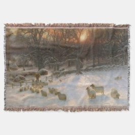 Weihnachten unter den schneebedeckten Zweigen Decke