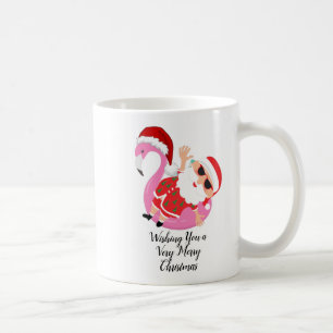 Weihnachten Urlaub am Strand Funny Kaffeetasse
