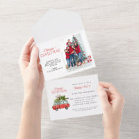 Weihnachten Urlaub im Aquarell