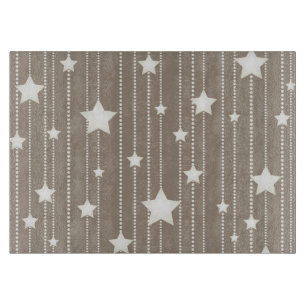 Weihnachten Urlaub Stargarland Beige einfaches Des Schneidebrett