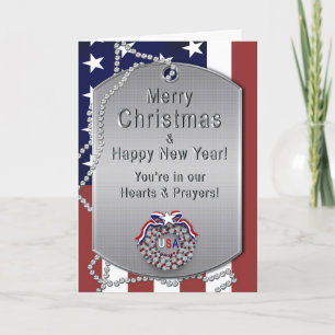 Weihnachten - USA Military - Hundetags/Kranz
