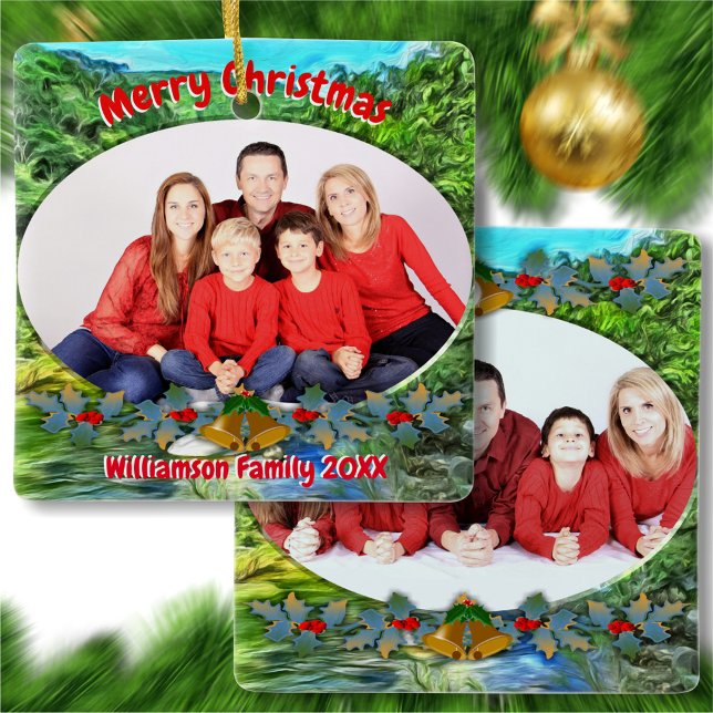 Weihnachten Vallarta Fluss South 0366 Keramikornament (Von Creator hochgeladen)