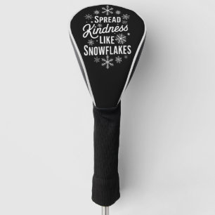 Weihnachten verbreitet Kindheit wie Schneeflocken  Golf Headcover