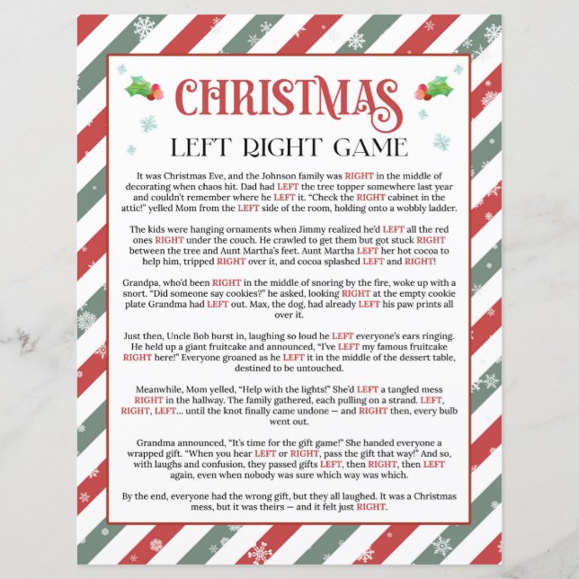 Weihnachten Verlassen Recht Pass auf das aktuelle  (Vorderseite)