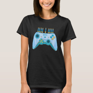 Weihnachten Videospiel-Controller Chanukka jüdisc T-Shirt