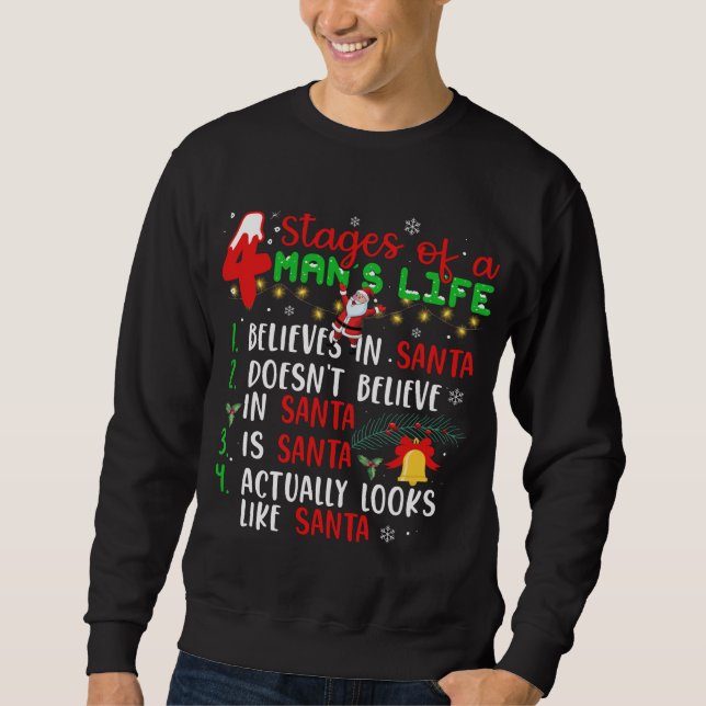 Weihnachten - Vier Bühnen des Lebens Sweatshirt (Vorderseite)