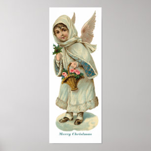 Weihnachten Viktorianisch Angel Girl Poster
