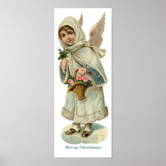 Weihnachten Viktorianisch Angel Girl Poster