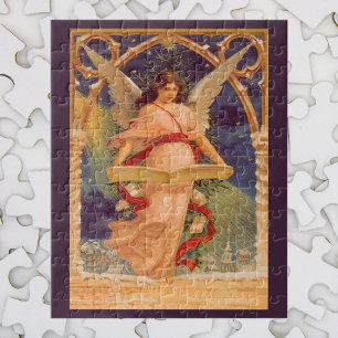 Weihnachten, Viktorianische Angel-LesebBibel Puzzle