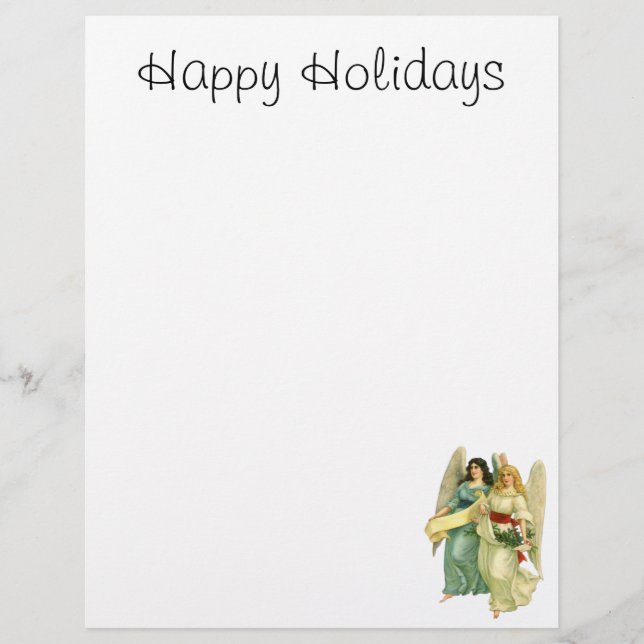 Weihnachten, Viktorianische Engel (Vorderseite)